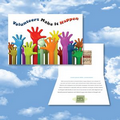 Cloud Nine Volunteer Music Download Greeting Card w/ The Winner in You & We Think the World